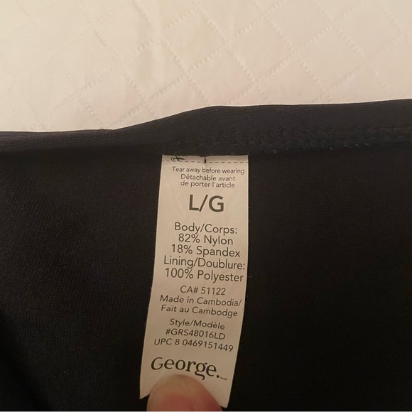 Black Seafolly Tankini in Size 14. 💗 Black L George bikini bottoms included 💗 - Picture 12 of 12